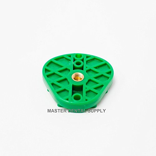 Disposable Plastic Oblong Articulating Mounting Plates For Dental Lab Articulator 10 Pcs/Bag Green Color