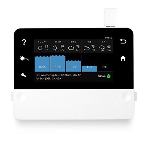 RainMachine Touch HD-16, Cloud Independent Smart Wi-Fi Irrigation Controller, Compatible with Alexa, 16 Zones