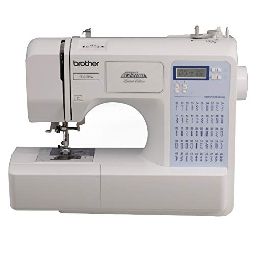 Brother CS5055PRW Sewing Machine, Project Runway, 50 Built-in Stitches, LCD Display, 7 Included Feet