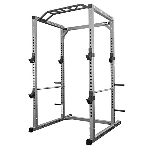 Valor Fitness BD-41 Heavy Duty Power Cage with Multi-Grip Chin-Up Bar