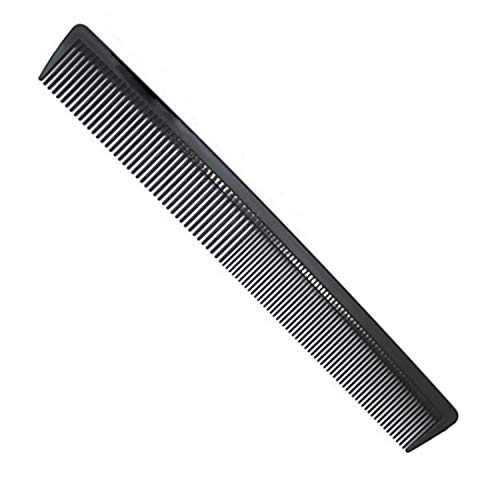 AFT90 Carbon Fiber Cutting Comb, Professional 8.15”, Styling Comb, Hairdressing Comb For All Hair Types, Fine and Wide Tooth Hair Barber Comb
