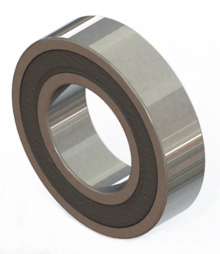 Shuster Corporation 6006 2RS JEM Radial/Deep Groove Ball Bearing - Round Bore, 30 mm ID, 55 mm OD, 13 mm Width, Double Sealed