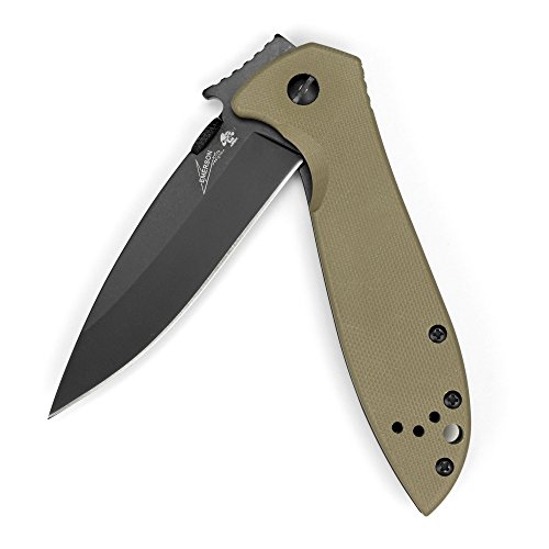 Kershaw Emerson CQC-6K Folding Pocket Knife, One Size (6054BRNBLK)