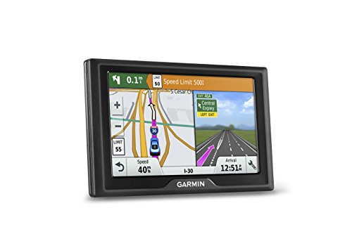 Garmin Drive 50 USA LM GPS Navigator System with Lifetime Maps, Spoken Turn-By-Turn Directions, Direct Access, Driver Alerts, and Foursquare Data, (Renewed)