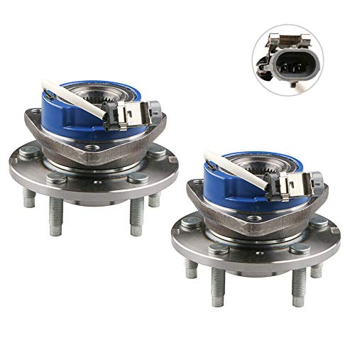 MOSTPLUS Wheel Bearing Hub Front Wheel Hub and Bearing Assembly 513121X2 Compatible for Chevy Pontiac With ABS 5 Lug (Set of 2)