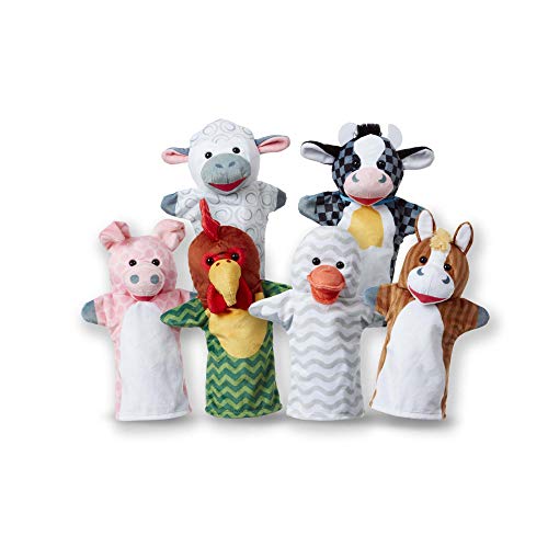 Melissa & Doug Barn Buddies Hand Puppets