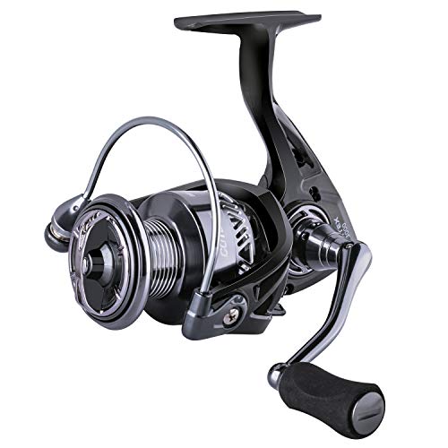 Goture Fishing Spinning Reel Saltwater Freshwater Ultralight Spinning reels deep sea high Speed Reel bass Trout Crappie 9+1 BB Smooth Powerful Lightweight Frame CNC Spool 200 3000 4000