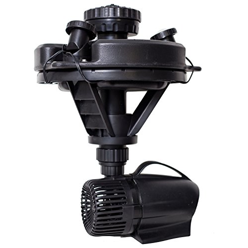 Pond Boss DFTN12003L Floating Fountain With Lights, 50 Foot Power Cord, 1/4 hp