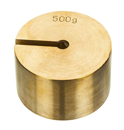 Eisco Labs Brass 500 Gram Slotted Weight (Spare/Replacement)