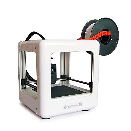 Easythreed Nano Mini 3D Printer with Removable Building Platform,Full Assembly,Suitable for Kids and Beginners,Family 3D Printing Set,Best Desktop Toybox 3D Printers for Students Education(White)