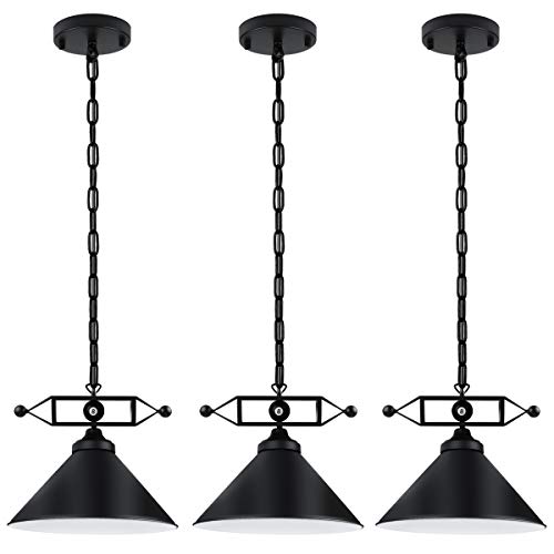 Pool Table Light 59 Inch Billiard Lights with Billiards Ball 3-Light Pool Table Lighting for Morden Kitchen Light and Game Room Beer Party