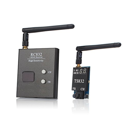 AKK TS832+RC832 5.8G 2000M Range FPV Audio Video Transmitter and Receiver for FPV Drone