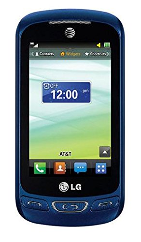 LG Xpression C410 Qwerty Keyboard Slider Cellphone GSM Unlocked - Blue
