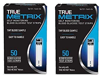 TRUE Metrix Blood Glucose Test Strips, 50 Count (Pack of 2)