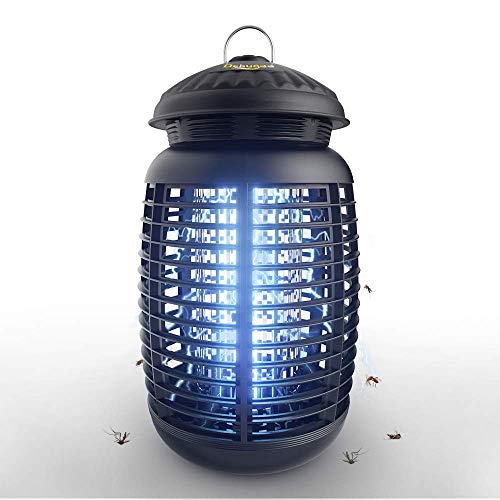 Bug Zapper Waterproof Outdoor/Indoor-Fly Traps Patio Insects Killer-Bug zapper-Mosquito eradicator-electric- 4200V High Powered Electric Mosquito Killer,Mosquito Attractant Trap，UVA Mosquito Lamp Bulb