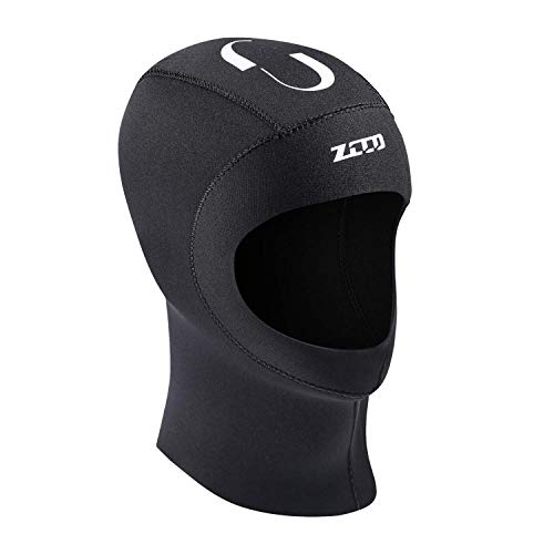 ZCCO1 Scuba Diving Hood 3mm Neoprene Wetsuit Hood Durable Stretchable Diving Cap Wetsuit, Dive Hood Surfing Thermal Hood for Surfing Snorkeling Kayaking Sailing Canoeing Water Sports(3mm, XL)