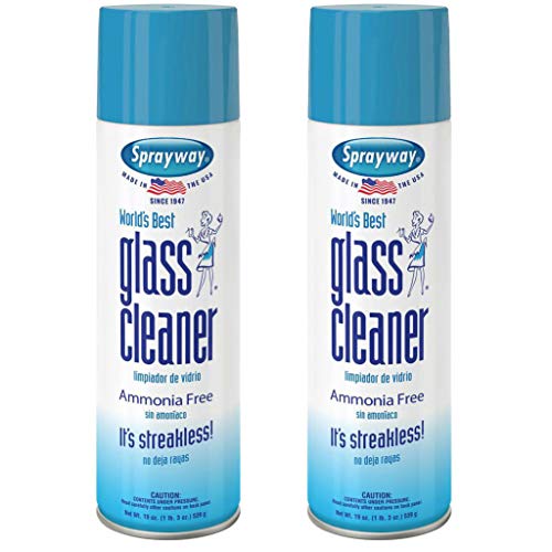 Sprayway, Glass Cleaner, 19 Oz Cans, Pack of 2