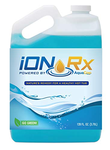 iONRx Hot Tub Treatment - Eliminate Chemical Smells - Great for Sensitive Skin - No Rashes - Add Ultra Low Chlorine to Sanitize - Bromine and Enzyme Alternative