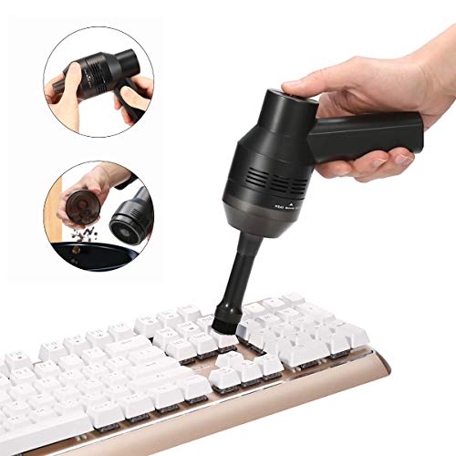 Keyboard Vacuums Cleaner, KeepTpeeK Portable Mini Electric Vacuum Cleaner USB Rechargeable Car Vacuum Cleaner TV Satellite Boxes,Kitchen Stove Cleaning for Dust,Bread Crumbs,Scraps Laptop,Computer,Dus