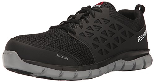 Reebok Work Men's Sublite Cushion Work RB4041 Industrial and Construction Shoe, Black, 10 M US