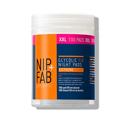 Nip + Fab Glycolic Fix Night Pads Extreme, Supersize, 100 Pads, 4.56 Fluid Ounce