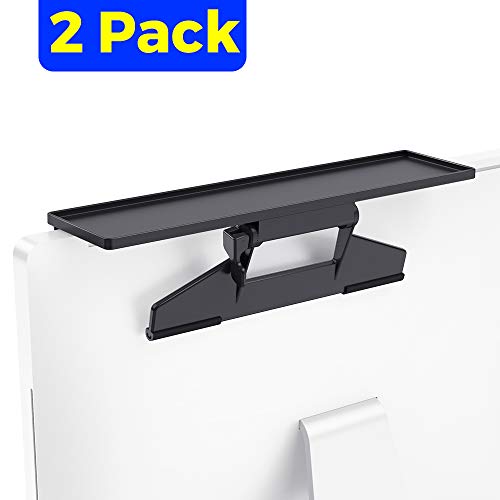 [2 Pack] Monitor Top Shelf Mounts Stand TV Computer Monitor Office Desk Partition Storage Box Stand