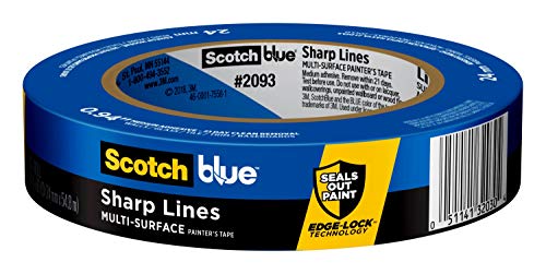 ScotchBlue Sharp Lines Multi-Surface Painter’s Tape, 2093, 0.94 inch x 60 yard, 1 Roll