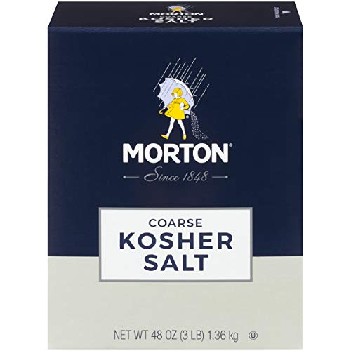 Morton Kosher Salt, Coarse, 48 Ounce