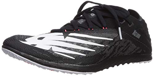 New Balance Men's Cross Country 5K V5 Running Shoe, Black/Energy Red, 10.5 M US