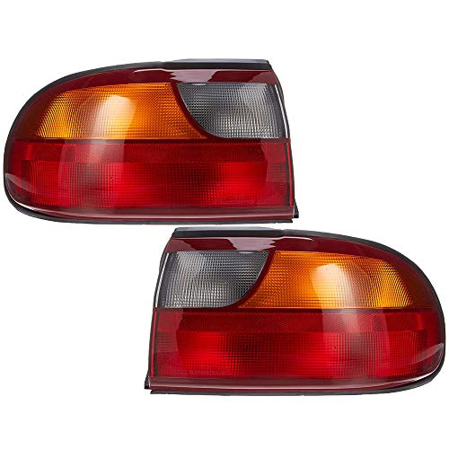 Epic Lighting OE Style Replacement Rear Brake Tail Lights Assemblies Compatible with 1997-2005 Malibu Classic Left Driver & Right Passenger Sides Pair