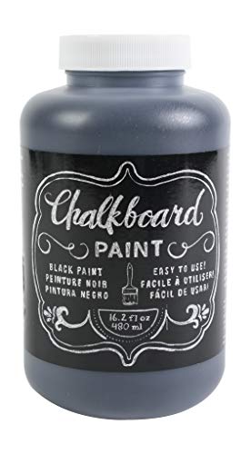 DIY Shop Chalkboard Paint by American Crafts | 16.2 ounces, Black (366867)