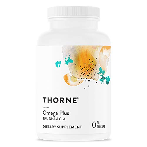 Thorne Research - Omega Plus - an Essential Fatty Acid Supplement with Omega-3 and Omega-6 - EPA, DHA, and GLA - 90 Gelcaps