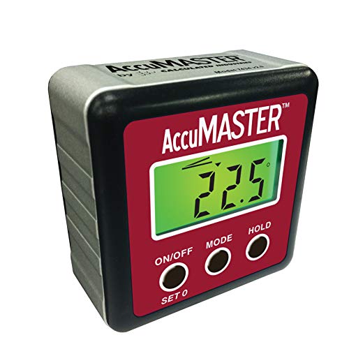 Calculated Industries 7434 AccuMASTER 2-in 1 Magnetic Digital Level and Angle Finder / Inclinometer / Bevel Gauge, Latest MEMs Technology, Certified IP54 Dust and Water Resistant