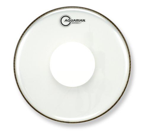 Aquarian Drumheads RSP2-PD8 Response 2 with Dot 8-inch Tom Tom Drum Head, with Dot