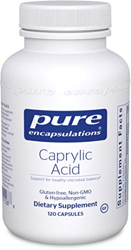 Pure Encapsulations - Caprylic Acid - Gradual Release, Buffered Caprylic Acid, Providing Optimal Support for Healthy Balance - 120 Capsules