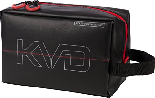 Plano PLAB11700 KVD Worm Speedbag, Black/Grey/Red, Small (holds 20 worm bag)