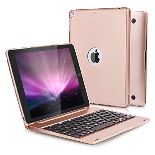 OWNTECH iPad Keyboard Case 9.7 for Air 2 New 2018 (6th Gen) / 2017 iPad（5th Gen） - iPad Pro 9.7 - iPad Air 1 and 2 - Ultra Slim iPad Case with Keyboard Wireless Bluetooth Cover Auto Sleep/Wake