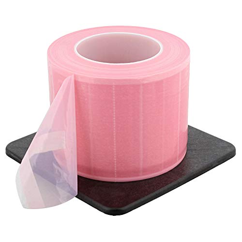 MonMed Medical Barrier Films 1200ct Sanitary Sheets - Barrier Film Dispenser Skin Prep Cover Films 4 x 6in Pink