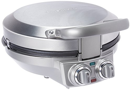 Cuisinart CPP-200 International Chef Crepe/Pizzelle/Pancake Plus, Stainless Steel