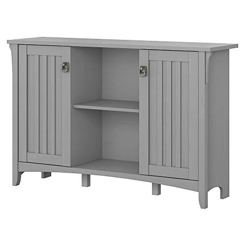 Bush Furniture Accent Storage Cabinet with Doors, Cape Cod Gray