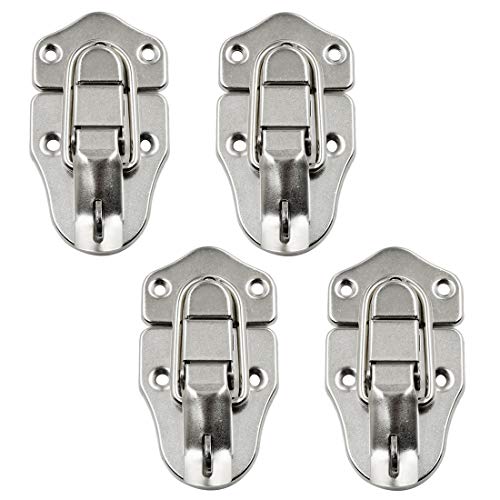 Yoohey 4PCS Toolbox Case Luggage Suitcase Hasps Latches Buckle Lock Clasp Clamp