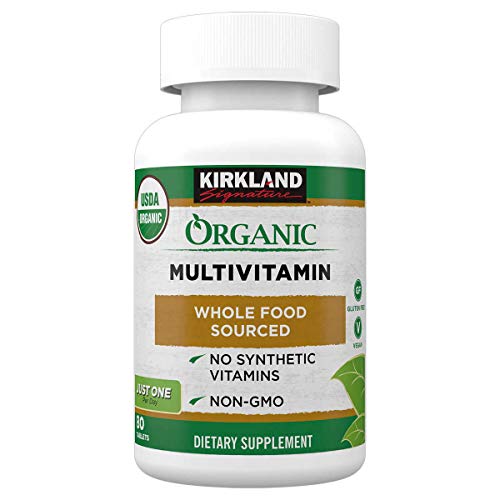 Kirkland Signature Expect More Organic Multivitamin, 80 Coated Tablets