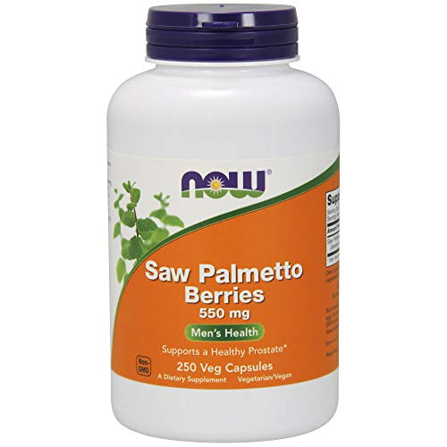 NOW Supplements, Saw Palmetto Berries (Serenoa repens) 550 mg, Men's Health*, 250 Veg Capsules
