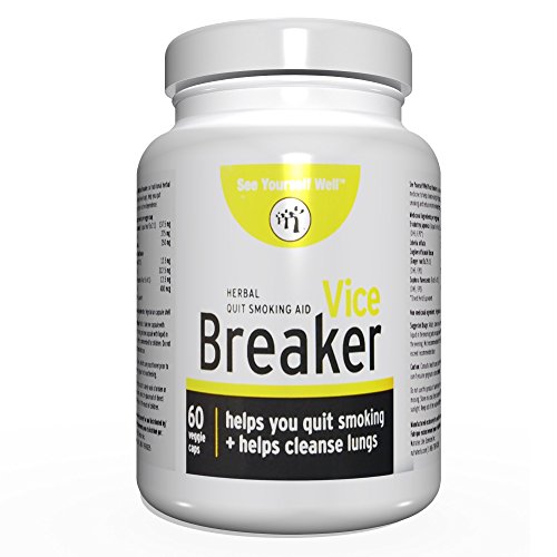 Vice Breaker: Quit Smoking for The Last Time. Works Fast - Stop Smoking Within 30 Days. Or Take with Nicorette, NicoDerm and Other Nicotine Gums, Patches or Lozenges.100% Natural & Herbal (2 Bottles)