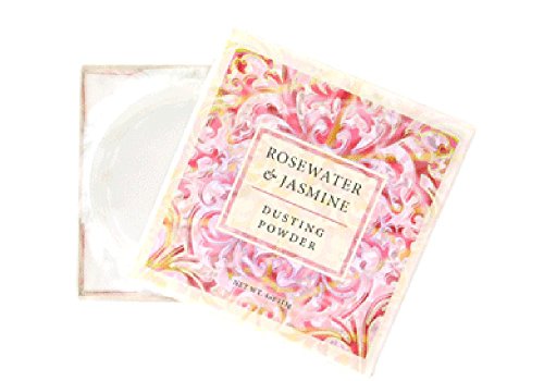 Greenwich Bay Trading Co. Dusting Powder, 4 Ounce, Rosewater & Jasmine