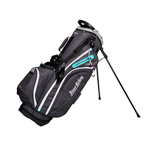 Tour Edge Hot Launch HL4 Ladies Golf Stand Bag-SIL Blue Blk, Black/Blue/Silver, One Size (UBAHNSB07)