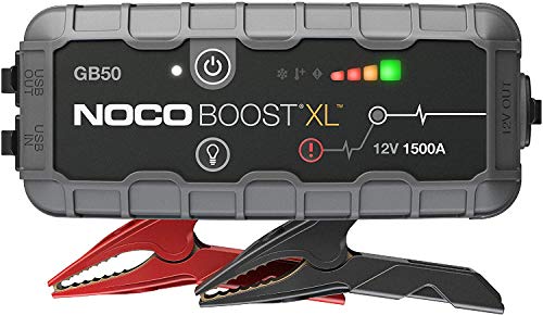 NOCO Boost XL GB50 1500 Amp 12-Volt Ultra Safe Portable Lithium Car Battery Jump Starter Pack For Up To 7-Liter Gasoline And 4-Liter Diesel Engines