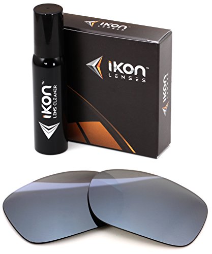 Ikon Lenses Polarized Compatible Replacement for Oakley Twoface (OO9189) Sunglasses - Silver Mirror (Polarized)