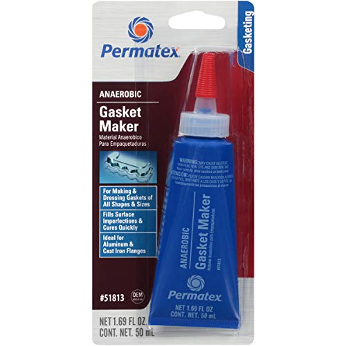 Permatex 51813 Anaerobic Gasket Maker, 50 ml Tube