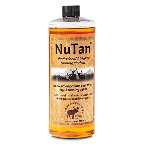 NuTan 32oz DIY Hide & Fur Tanning Solution: Next Generation, at Home Hair-On and Buckskin Tan